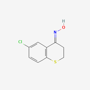 6-chloro-2,3-dihydro-4H-thiochromen-4-one oxime