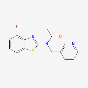 N-(4-fluorobenzo[d]thiazol-2-yl)-N-(pyridin-3-ylmethyl)acetamide
