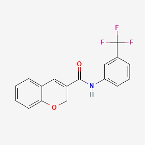 N-[3-(trifluoromethyl)phenyl]-2H-chromene-3-carboxamide