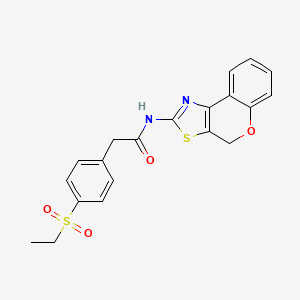 N-(4H-chromeno[4,3-d]thiazol-2-yl)-2-(4-(ethylsulfonyl)phenyl)acetamide