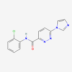 N-(2-chlorophenyl)-6-(1H-imidazol-1-yl)pyridazine-3-carboxamide