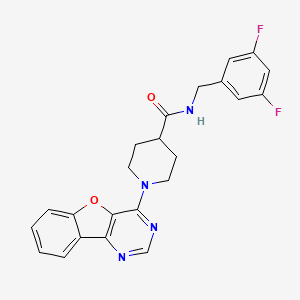 1-([1]benzofuro[3,2-d]pyrimidin-4-yl)-N-(3,5-difluorobenzyl)piperidine-4-carboxamide