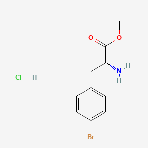 molecular formula C10H13BrClNO2 B2588566 H-D-Phe(4-Br)-OMe.HCl CAS No. 459133-43-8
