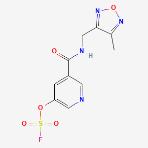 3-[[(5-Fluorosulfonyloxypyridine-3-carbonyl)amino]methyl]-4-methyl-1,2,5-oxadiazole