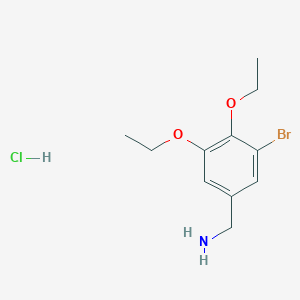 3-Bromo-4,5-diethoxy-benzylamine hydrochloride