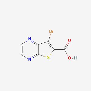 7-Bromothieno[2,3-b]pyrazine-6-carboxylic acid