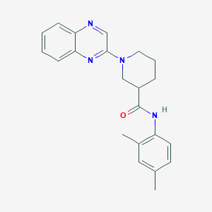 molecular formula C22H24N4O B2588589 N-(2,4-dimethylphenyl)-1-(quinoxalin-2-yl)piperidine-3-carboxamide CAS No. 941950-31-8