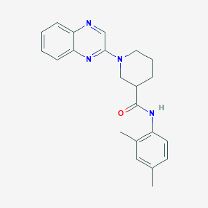 N-(2,4-dimethylphenyl)-1-quinoxalin-2-ylpiperidine-3-carboxamide