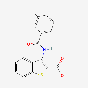 Methyl 3-(3-methylbenzamido)benzo[b]thiophene-2-carboxylate