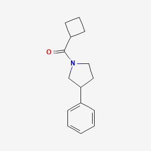 molecular formula C15H19NO B2588617 环丁基(3-苯基吡咯啉-1-基)甲酮 CAS No. 1210236-18-2