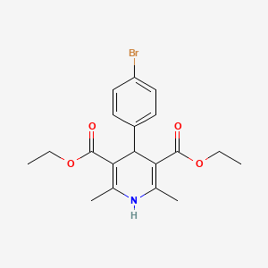 Diethyl 4-(4-bromophenyl)-2,6-dimethyl-1,4-dihydropyridine-3,5-dicarboxylate