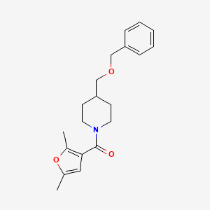 (4-((Benzyloxy)methyl)piperidin-1-yl)(2,5-dimethylfuran-3-yl)methanone