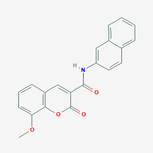 8-methoxy-N-(naphthalen-2-yl)-2-oxo-2H-chromene-3-carboxamide