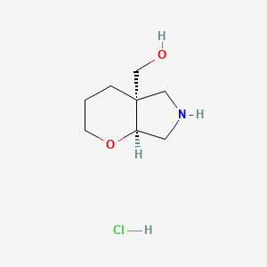 [(4As,7aS)-3,4,5,6,7,7a-hexahydro-2H-pyrano[2,3-c]pyrrol-4a-yl]methanol;hydrochloride