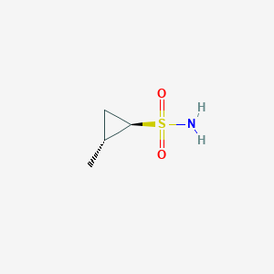 molecular formula C4H9NO2S B2588692 Rel-(1R,2R)-2-methylcyclopropane-1-sulfonamide CAS No. 2022671-67-4