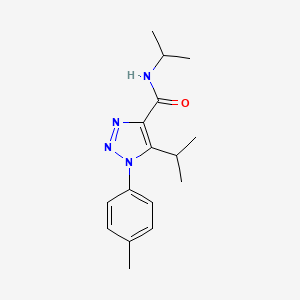 molecular formula C16H22N4O B2588718 1-(4-methylphenyl)-N,5-di(propan-2-yl)-1H-1,2,3-triazole-4-carboxamide CAS No. 954321-24-5