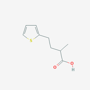 molecular formula C9H12O2S B2588721 2-Methyl-4-(thiophen-2-yl)butanoic acid CAS No. 19995-41-6