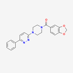 Benzo[d][1,3]dioxol-5-yl(4-(6-phenylpyridazin-3-yl)piperazin-1-yl)methanone