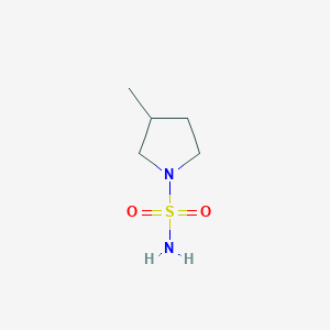 molecular formula C5H12N2O2S B2588826 3-Methylpyrrolidine-1-sulfonamide CAS No. 1250384-60-1
