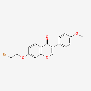 7-(2-Bromoethoxy)-3-(4-methoxyphenyl)chromen-4-one