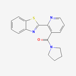(2-(Benzo[d]thiazol-2-yl)pyridin-3-yl)(pyrrolidin-1-yl)methanone