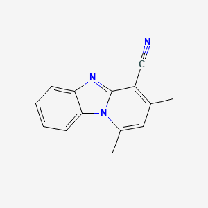 1,3-Dimethylpyrido[1,2-a]benzimidazole-4-carbonitrile