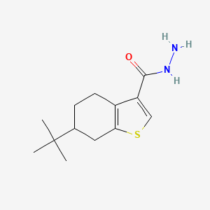 6-Tert-butyl-4,5,6,7-tetrahydro-1-benzothiophene-3-carbohydrazide
