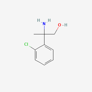 2-Amino-2-(2-chlorophenyl)propan-1-ol