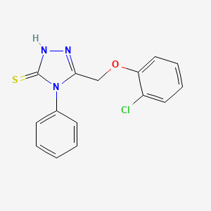 5-(2-chlorophenoxymethyl)-4-phenyl-4H-1,2,4-triazole-3-thiol