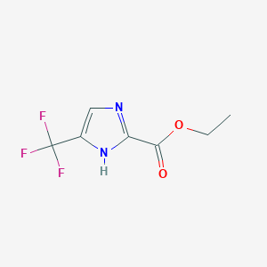 molecular formula C7H7F3N2O2 B2588922 Ethyl 4-(trifluoromethyl)-1h-imidazole-2-carboxylate CAS No. 915230-23-8