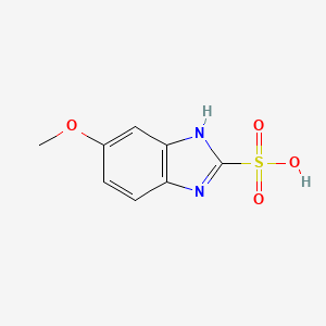 molecular formula C8H8N2O4S B2588934 5-methoxy-1H-benzimidazole-2-sulfonic acid CAS No. 106135-28-8