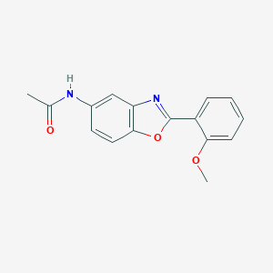 molecular formula C16H14N2O3 B258902 N-[2-(2-methoxyphenyl)-1,3-benzoxazol-5-yl]acetamide 