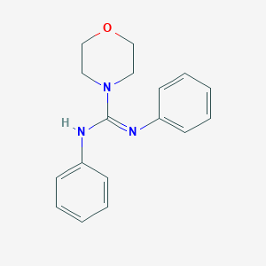 molecular formula C17H19N3O B258908 N,N'-diphenyl-4-morpholinecarboximidamide 
