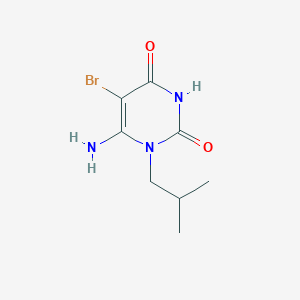 6-Amino-5-bromo-1-(2-methylpropyl)-1,2,3,4-tetrahydropyrimidine-2,4-dione