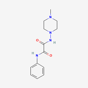 molecular formula C13H18N4O2 B2589099 N1-(4-methylpiperazin-1-yl)-N2-phenyloxalamide CAS No. 903078-58-0