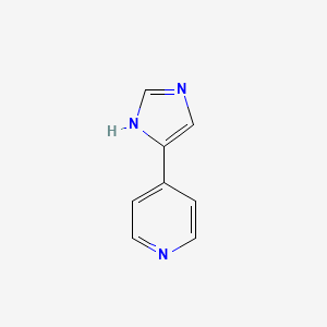 molecular formula C8H7N3 B2589178 4-(1H-Imidazol-5-yl)pyridine CAS No. 51746-87-3