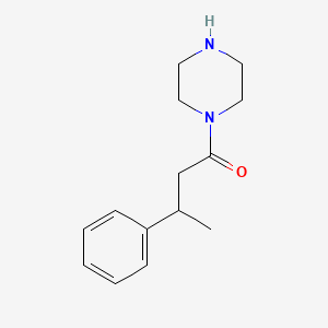 molecular formula C14H20N2O B2589205 3-Phenyl-1-(piperazin-1-yl)butan-1-one CAS No. 926206-96-4