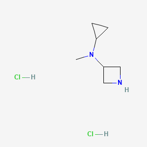 B2589464 N-Cyclopropyl-N-methylazetidin-3-amine;dihydrochloride CAS No. 2361645-43-2