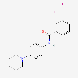 N-(4-piperidinophenyl)-3-(trifluoromethyl)benzenecarboxamide