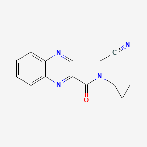 N-(cyanomethyl)-N-cyclopropylquinoxaline-2-carboxamide