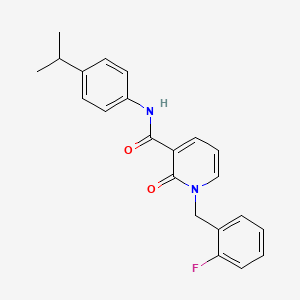 1-(2-fluorobenzyl)-N-(4-isopropylphenyl)-2-oxo-1,2-dihydropyridine-3-carboxamide