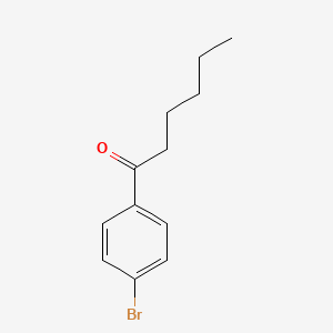 molecular formula C12H15BrO B2589501 1-(4-Bromophenyl)hexan-1-one CAS No. 7295-46-7