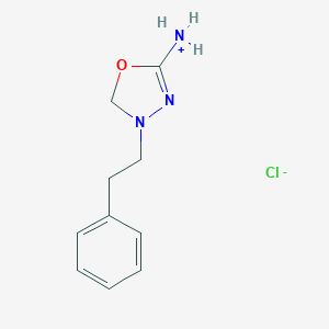 molecular formula C10H14ClN3O B025896 5-Imino-3-phenylethyl-1,2,3-oxadiazolidine hydrochloride CAS No. 102504-32-5
