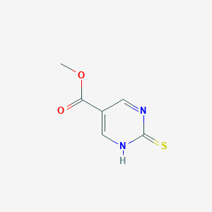molecular formula C6H6N2O2S B2589634 methyl 2-sulfanylidene-1H-pyrimidine-5-carboxylate CAS No. 2111662-23-6