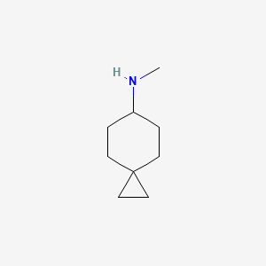 molecular formula C9H17N B2589659 N-methylspiro[2.5]octan-6-amine CAS No. 1784611-45-5