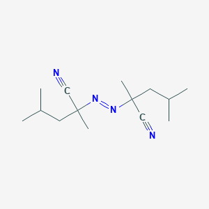 molecular formula C14H24N4 B025897 2,2'-Azobis(2,4-dimethylvaleronitrile) CAS No. 4419-11-8