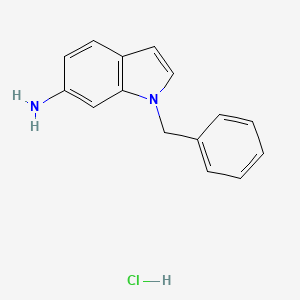 1-Benzylindol-6-amine;hydrochloride