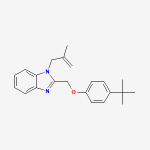 2-((4-(tert-butyl)phenoxy)methyl)-1-(2-methylallyl)-1H-benzo[d]imidazole