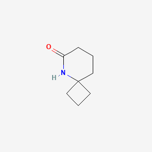 molecular formula C8H13NO B2589814 5-Azaspiro[3.5]nonan-6-one CAS No. 2169004-88-8