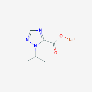 molecular formula C6H8LiN3O2 B2589846 lithium(1+) ion 1-(propan-2-yl)-1H-1,2,4-triazole-5-carboxylate CAS No. 1803607-32-0